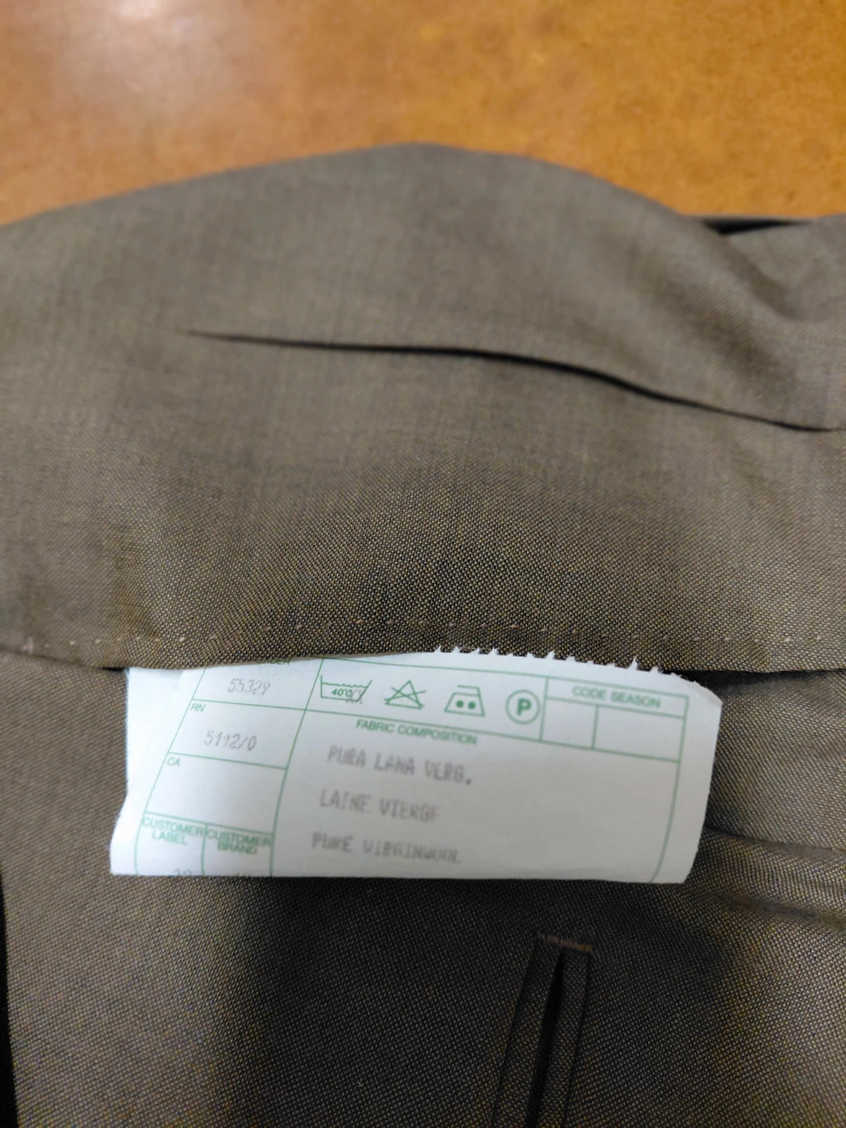 Pantaloni uomo fresco lana Facis