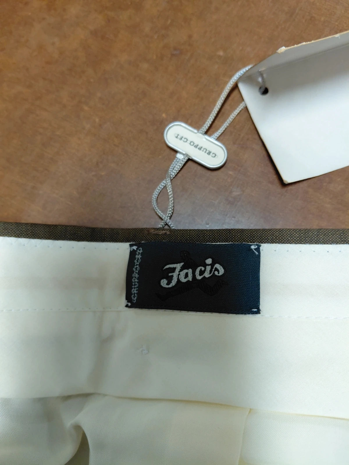 Pantaloni uomo fresco lana Facis